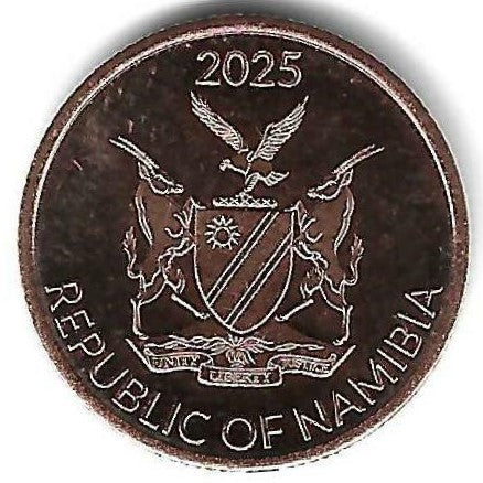 Namibia - 20 Centimos 2025 (Km# ..)