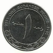 Sudão - 1 Libra 2011 (Km# 127)