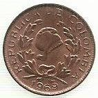 Colombia - 1 Centavo 1969 (Km# 205)