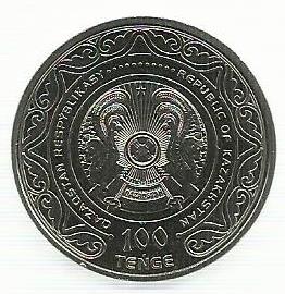 Cazaquistão - 100 Tenge 2020 (Km# ..) Abai Qunanbaiuty