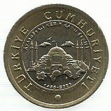 Turquia - 1 Lira 2020 (Km# ..) Grand Hagia Sophia