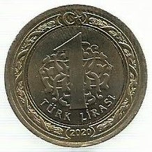Turquia - 1 Lira 2020 (Km# ..) Grand Hagia Sophia
