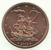 Ilhas Cook - 2 Centimos 2010 (Km# 757)