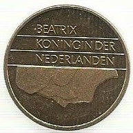 Holanda - 5 Gulden 1990 (Km# 210)