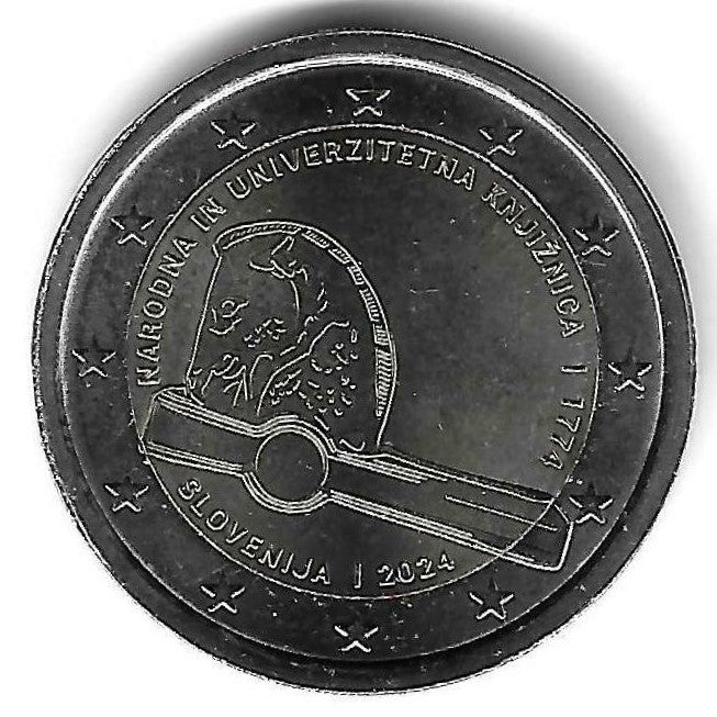 Eslovenia - 2 Euro 2024 (Km# ..) Biblioteca Nacional