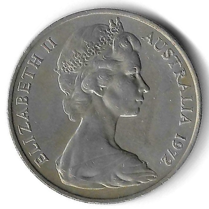 Australia - 20 Centimos 1972 (Km# 66)