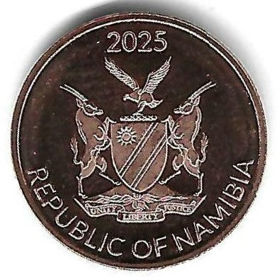 Namibia - 10 Centimos 2025 (Km# ..)