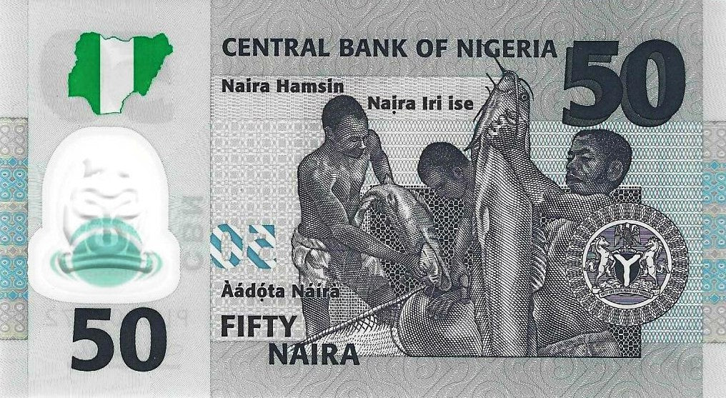 Nigéria - 50 Naira 2010 (# 37) 50º Aniv. Independencia