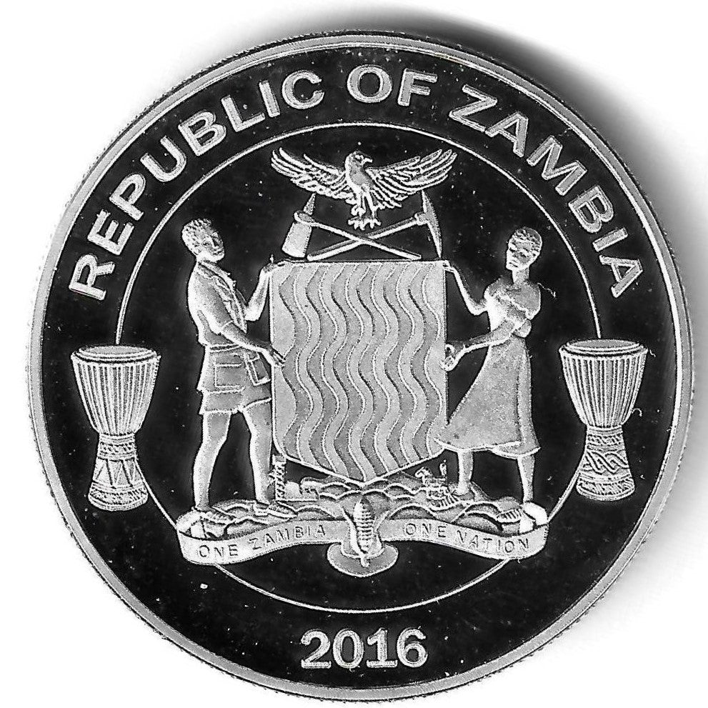 Zambia - 5000 Kwacha 2016 (Km#..) Girafa Africana