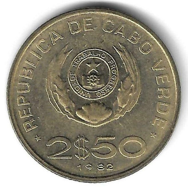 Cabo Verde - 1$00 1982 (Km# 17) Fao