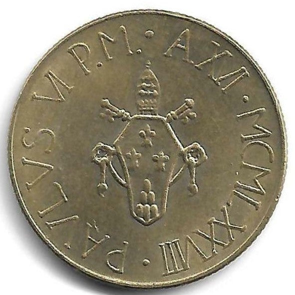 Vaticano - 200 Liras 1978 (Km# 138)