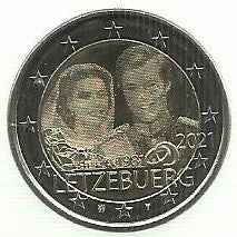 Luxemburgo - 2 Euro 2021 (Km# ..) Casamento