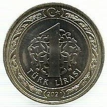 Turquia - 1 Lira 2021 (Km# ..) 100º Anivº Veteranos Gazientep