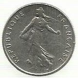 França - 1/2 Franco 1975 (Km# 931.1)