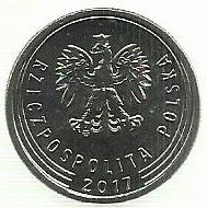 Polonia - 1 Zloty 2017 (Km# 974)
