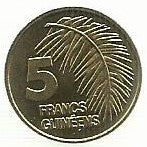 Guiné - 5 Francos 1985 (Km# 53)