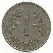 Finlandia - 1 Markka 1929 (S) (Km# 30)