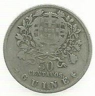 Guiné - 50 Centavos 1933 (Km# 4)