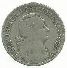 Cabo Verde - 1$00 1930 (Km# 5)
