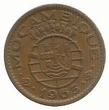 Moçambique - 1$00 1965 (Km# 82)