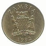 Zambia - 1 Kwacha 1992 (Km# 38)
