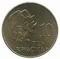 Zambia - 10 Kwacha 1992 (Km# 32)