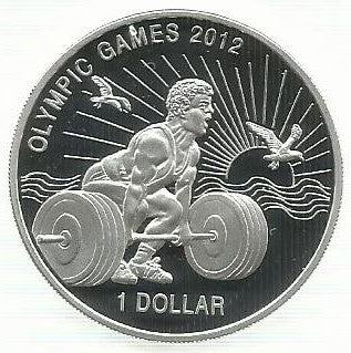 Kiribati - 1 Dolar 2011 (Km# 59) Jogos Olímpicos 2012