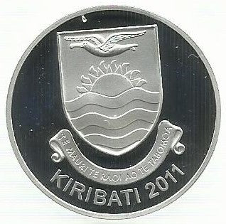 Kiribati - 1 Dolar 2011 (Km# 59) Jogos Olímpicos 2012