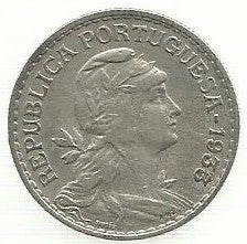 Guiné - 1$00 1933 (Km# 5)