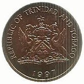 Trinidade e Tobago - 5 Centimos 1997 (Km# 30)