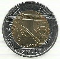 Peru - 5 Soles 2011 (Km# 344)