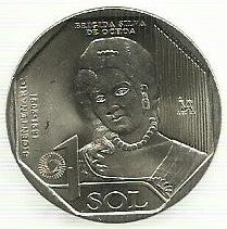 Peru - 1 Sol 2020 (Km# ..) Brigida Silva