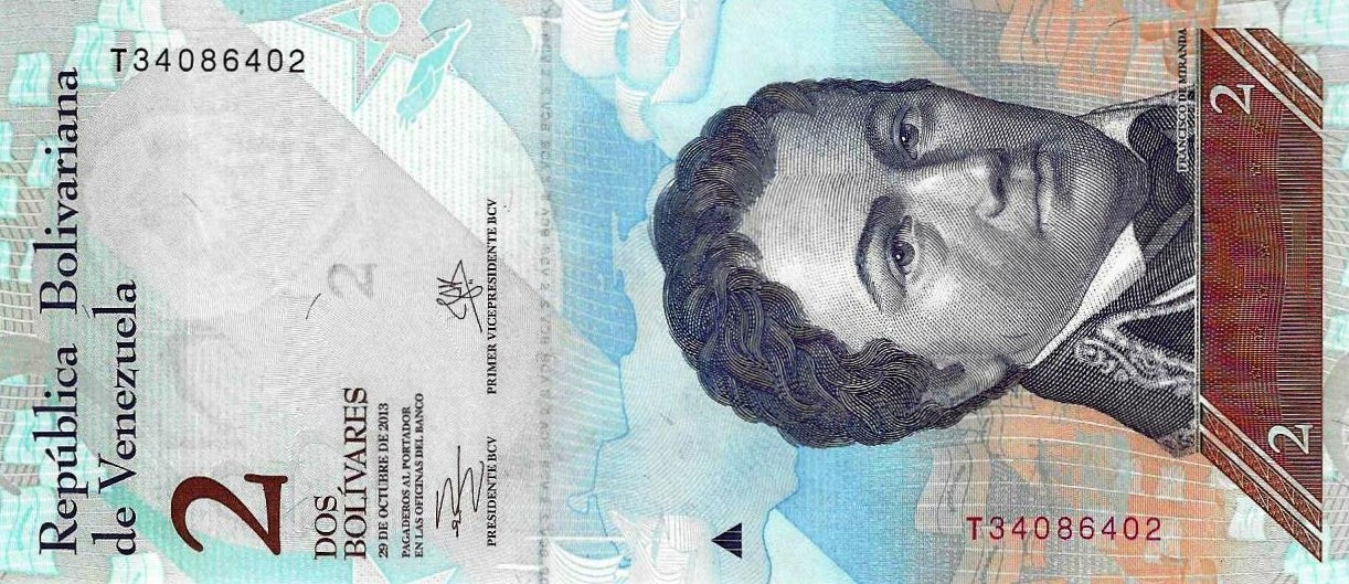Venezuela - 2 Bolivares 2013 (# 88f)
