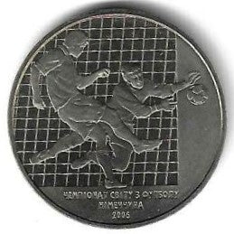 Ucrania - 2 Hryvni 2004 (Km# 202) Mundial 2006