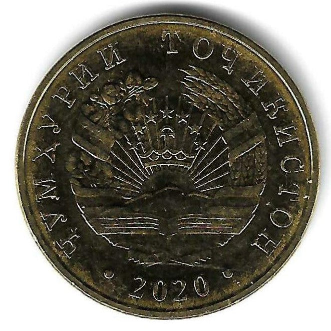 Tajiquistão - 50 Diram 2020 (Km# 55)