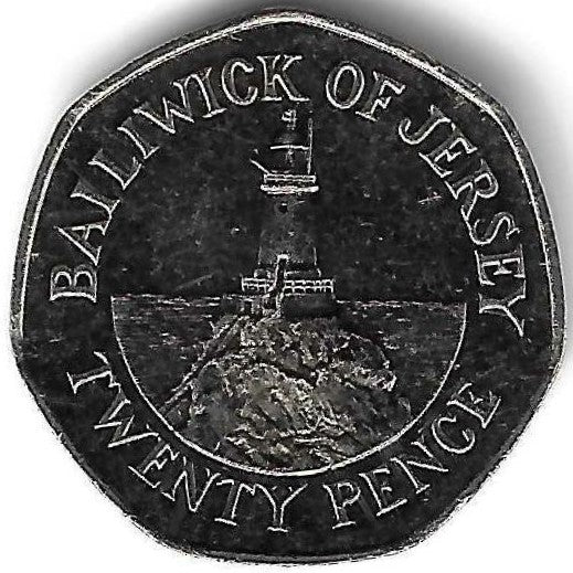 Jersey - 20 Pence 2016 (Km# 107)