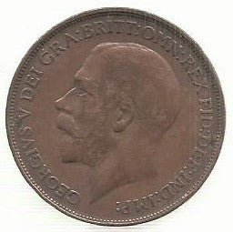 Inglaterra - 1 Penny 1912 (Km# 810)