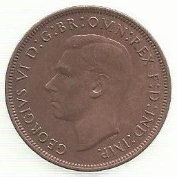 Inglaterra - 1 Penny 1947 (Km# 845)