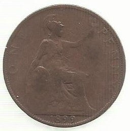 Inglaterra - 1 Penny 1899 (Km# 790)