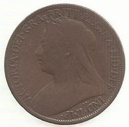 Inglaterra - 1 Penny 1899 (Km# 790)