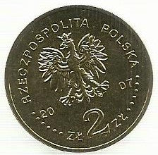 Polonia - 2 Zlote 2007 (Km# 590) Ignacy Domeyco