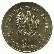 Polonia - 2 Zlote 2007 (Km# 586) Enigma Codigos