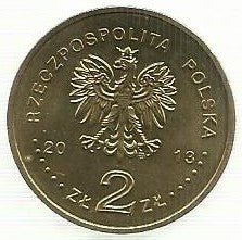 Polonia - 2 Zlote 2013 (Km# 862) Lublin