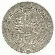 Inglaterra - 1 Shilling 1896 (Km# 780)