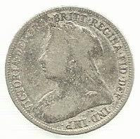 Inglaterra - 1 Shilling 1896 (Km# 780)