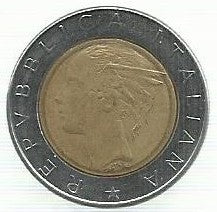 Itália - 500 Liras 1982 (Km# 111)