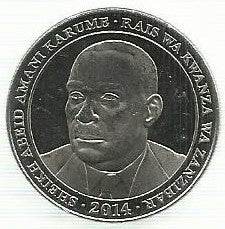 Tanzania - 500 Shillingi 2014 (Km# 37)