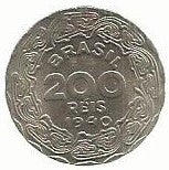 Brasil - 200 Reis 1940 (Km# 545)