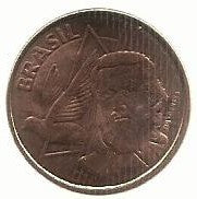 Brasil - 5 Centavos 2015 (Km# 648)