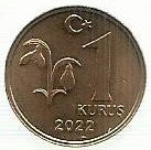 Turquia - 1 Kurus 2022 (Km# ..)